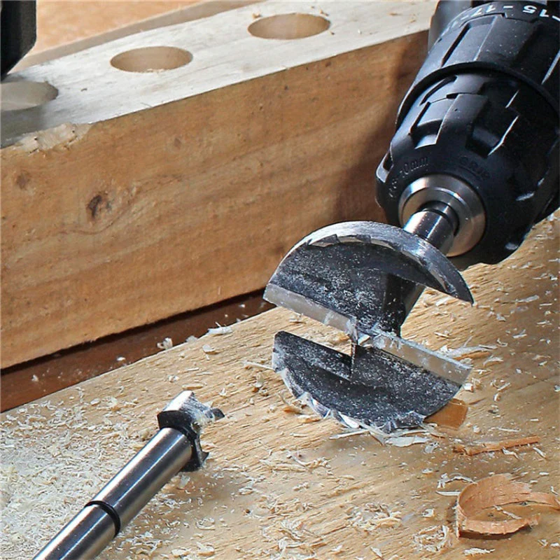 Forstner Bit Set with Round Shank for Wood - Image 2