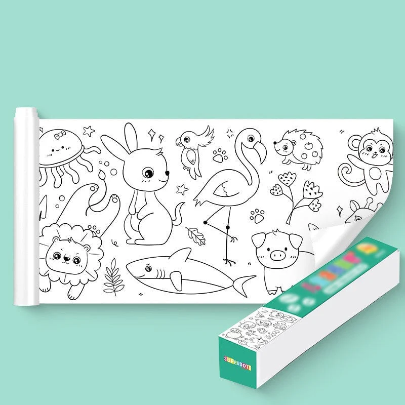 CHRISTMAS HOT SALE - Children's Drawing Roll - Image 11