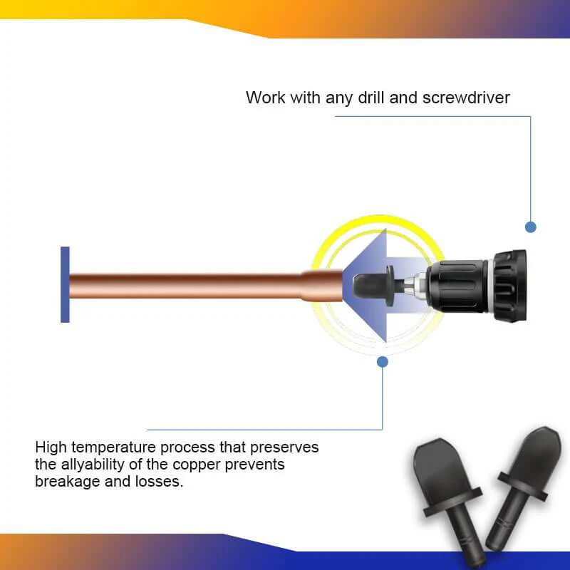 6PCS Multifunction Copper Pipe Flaring Tool - Image 8