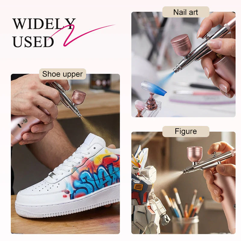 Cordless Airbrush Kit With Compressor - Image 2