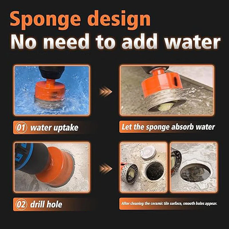 Core Drill Bits for Tiles Marbles - Image 2