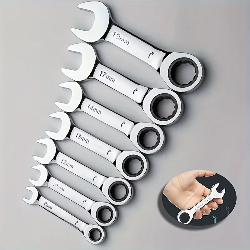 CR-V Steel Ratcheting Combination Wrench - Image 4