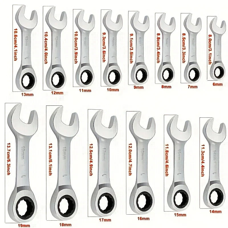 CR-V Steel Ratcheting Combination Wrench - Image 5