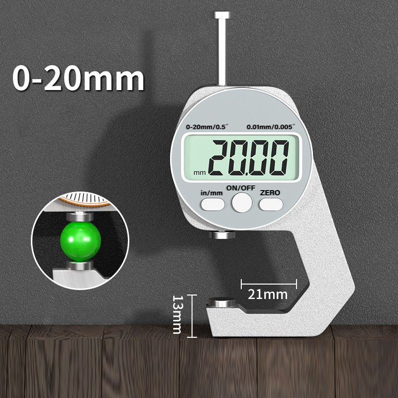 Digital thickness gauge with LCD display - Image 5