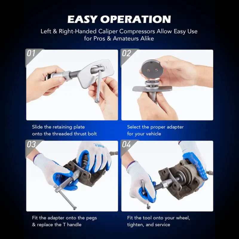 Disc Brake Caliper Compressor Tool Kit - Image 7