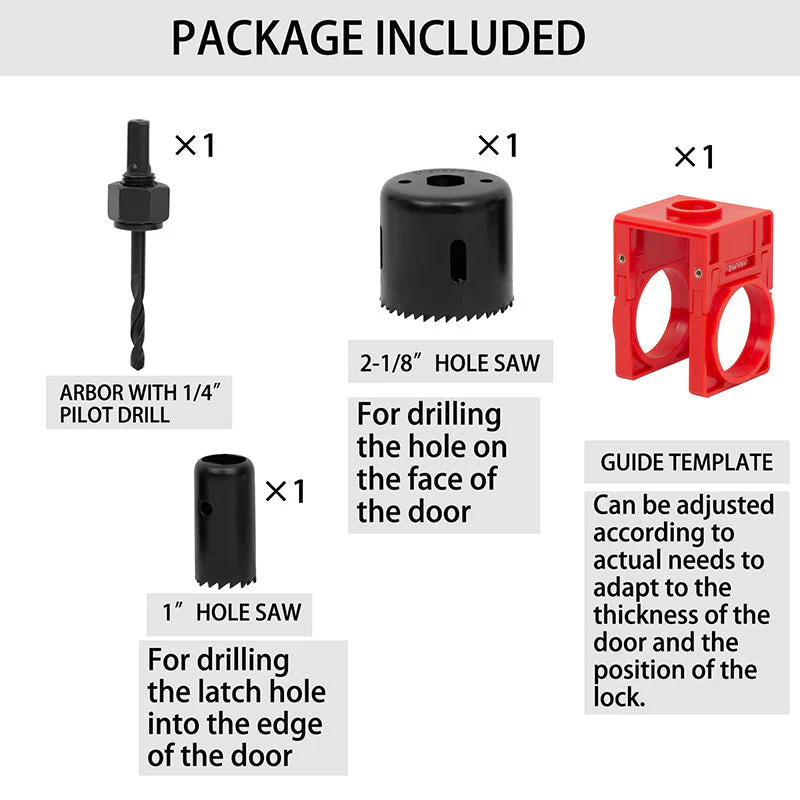 Door Lock Installation Kit - Image 10