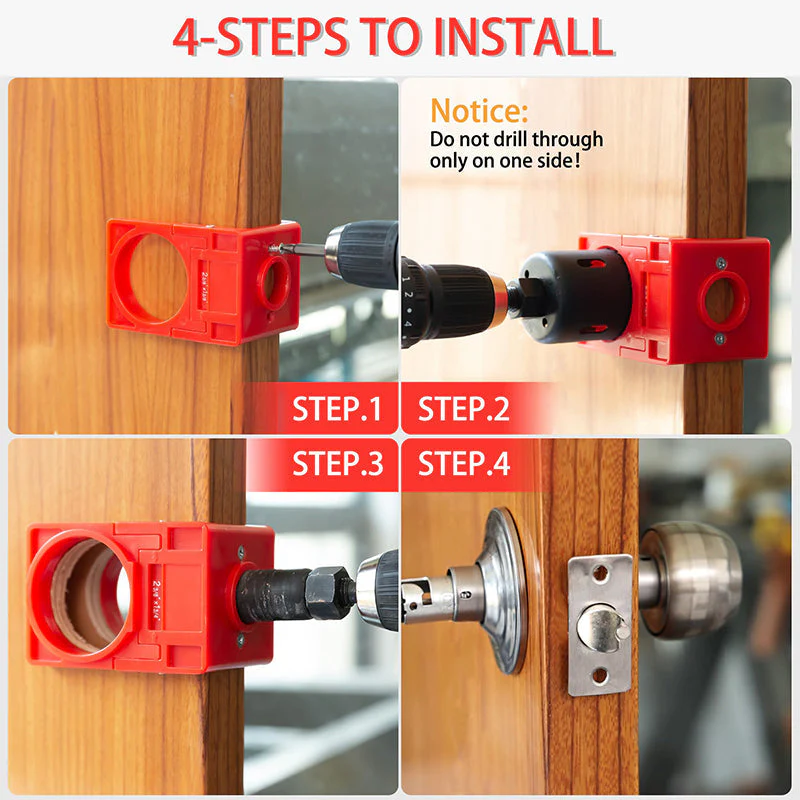 Door Lock Installation Kit - Image 3