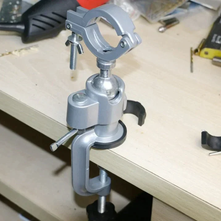 Electric Grinder Electric Drill Universal Rotating Fixed Bracket Vise Shelf - Image 2