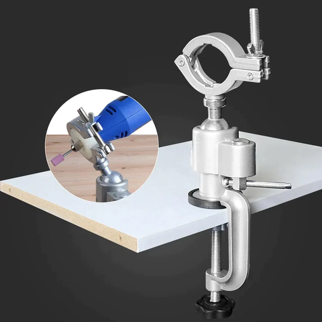 Electric Grinder Electric Drill Universal Rotating Fixed Bracket Vise Shelf - Image 5