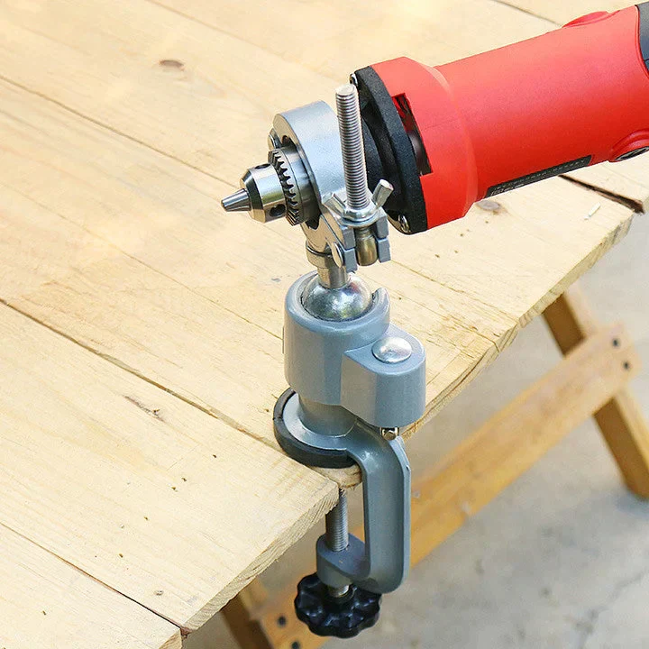 Electric Grinder Electric Drill Universal Rotating Fixed Bracket Vise Shelf - Image 7