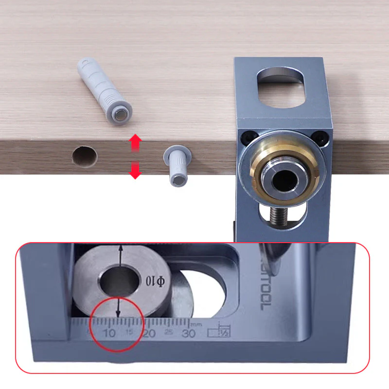 8/10/12mm Adjustable Punching Auxiliary Tool for Cabinet Rebounder - Image 6