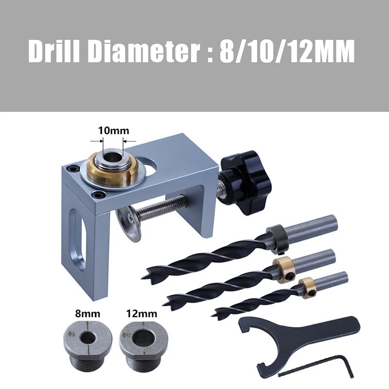 8/10/12mm Adjustable Punching Auxiliary Tool for Cabinet Rebounder - Image 9