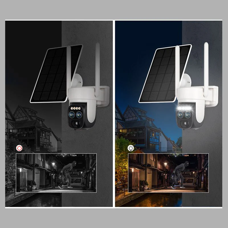 10X Zoom Dual Lens Remote Night Vision Solar Surveillance Camera - Image 10