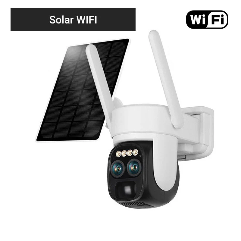 10X Zoom Dual Lens Remote Night Vision Solar Surveillance Camera - Image 13
