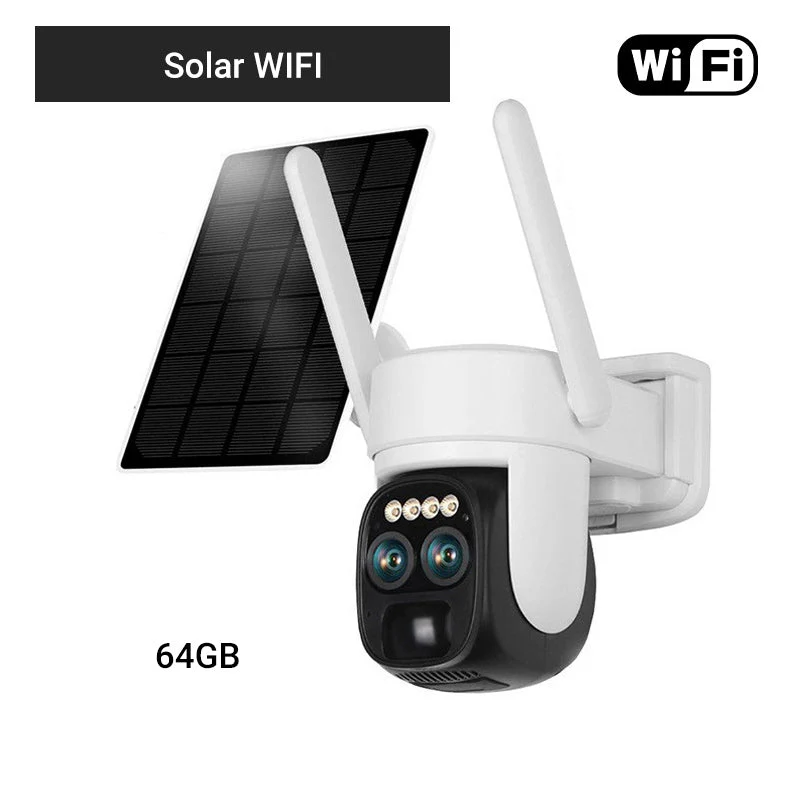 10X Zoom Dual Lens Remote Night Vision Solar Surveillance Camera - Image 14