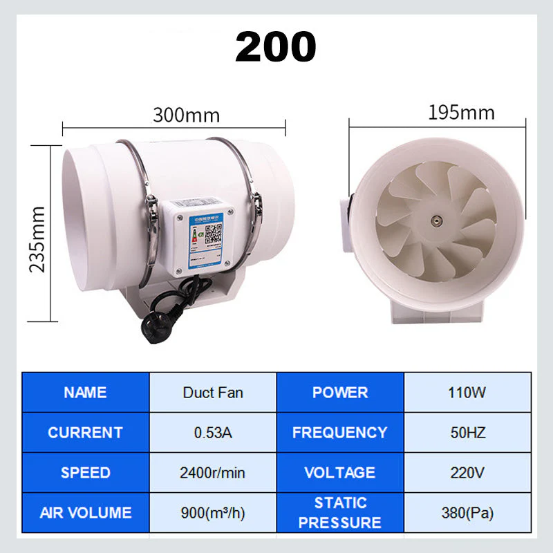 Pressurized Duct Fan✈️Free shipping on all styles📦 - Image 13