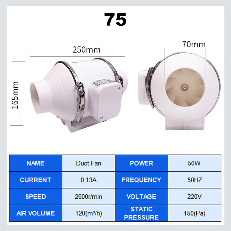 Pressurized Duct Fan✈️Free shipping on all styles📦 - Image 9