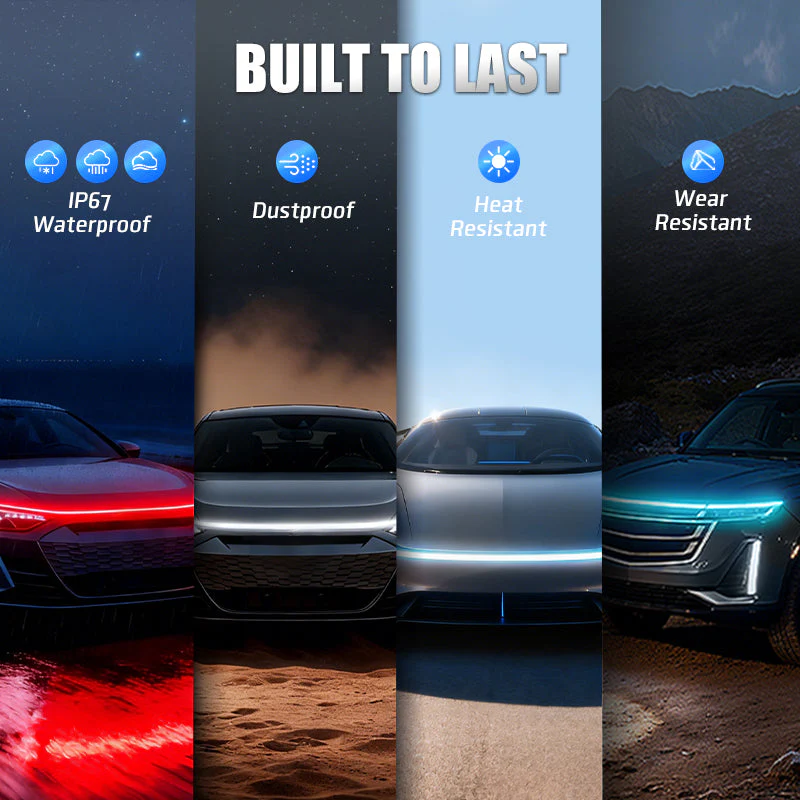 🔥【Dynamic Scan HoodBeam Kit】Light Up Your Hood With Hypnotic Smooth Scanning Effects! ✨🚗 - Image 6