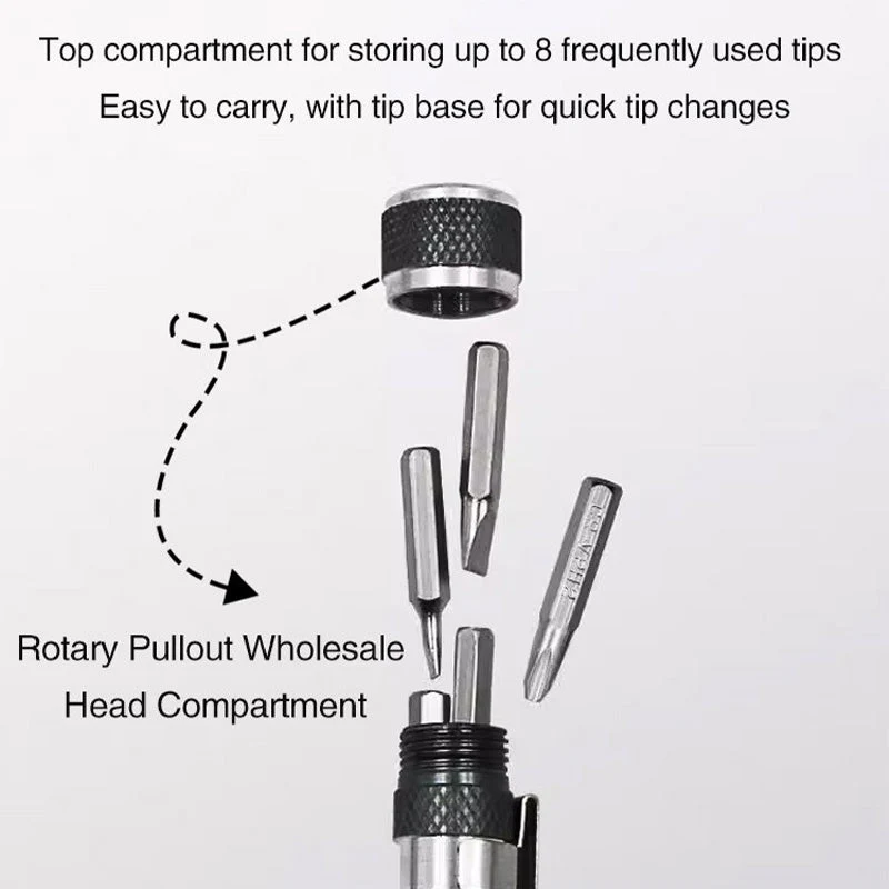 Eight-in-One Pen-style Screwdriver Set - Image 6