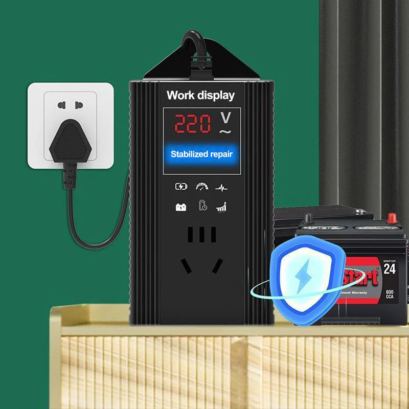 Electric Battery Pulse Repair Charger with LCD Display - Image 4