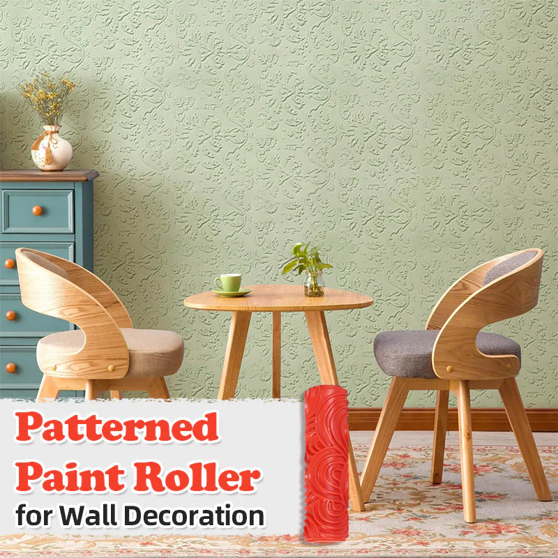🔥Embossing Texture Patterned Paint Roller for Wall Decoration - Image 2