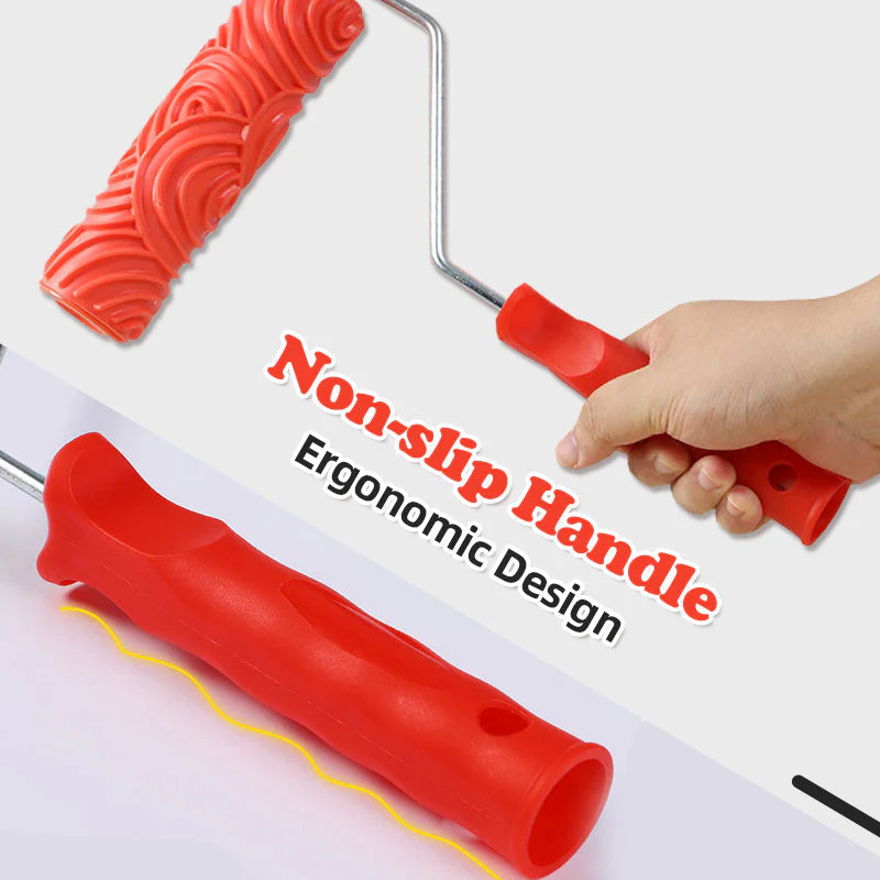 🔥Embossing Texture Patterned Paint Roller for Wall Decoration - Image 5