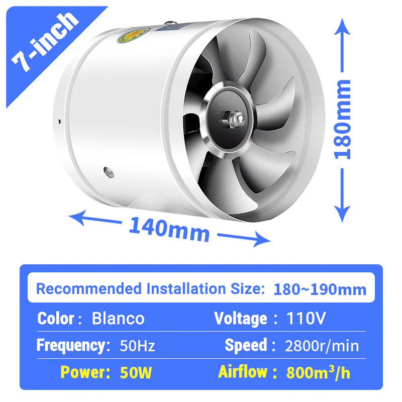 Pousbo® [Super Suction] Multifunctional Powerful Mute Exhaust Fan - Image 17