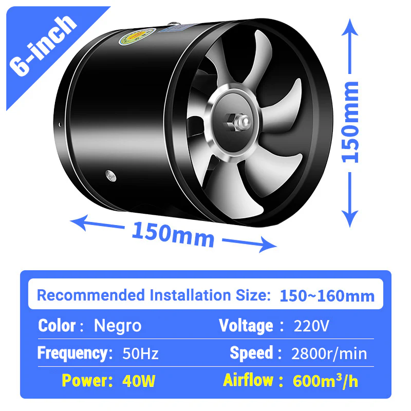 Pousbo® [Super Suction] Multifunctional Powerful Mute Exhaust Fan - Image 19