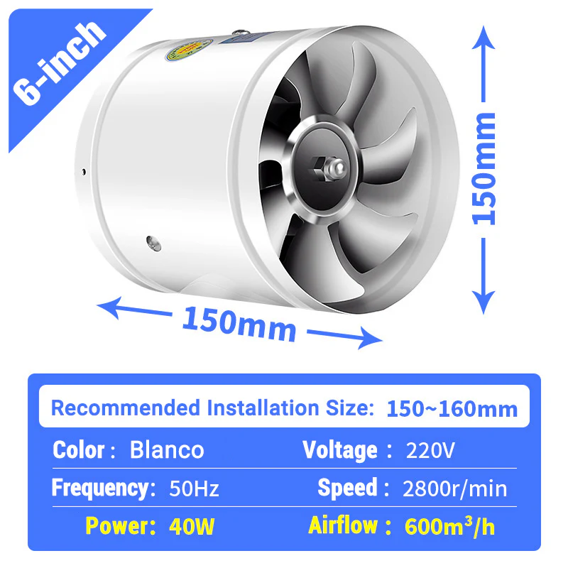 Pousbo® [Super Suction] Multifunctional Powerful Mute Exhaust Fan - Image 23