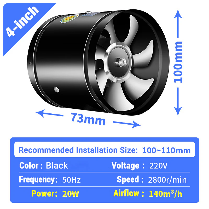 Pousbo® [Super Suction] Multifunctional Powerful Mute Exhaust Fan - Image 26