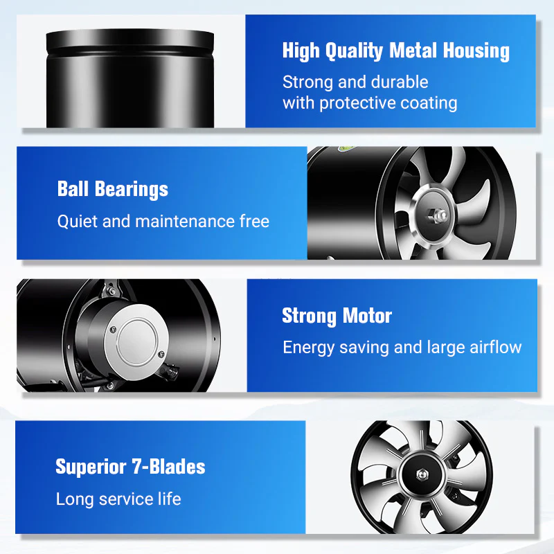 Pousbo® [Super Suction] Multifunctional Powerful Mute Exhaust Fan - Image 6
