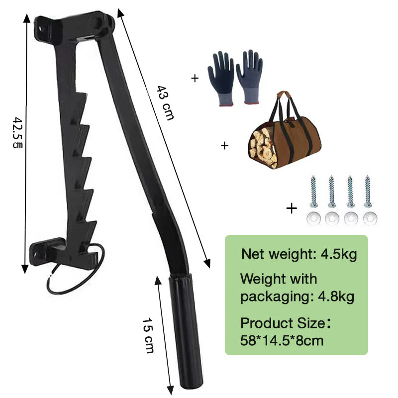 Wall Mounted Firewood Kindling Splitter - Image 7