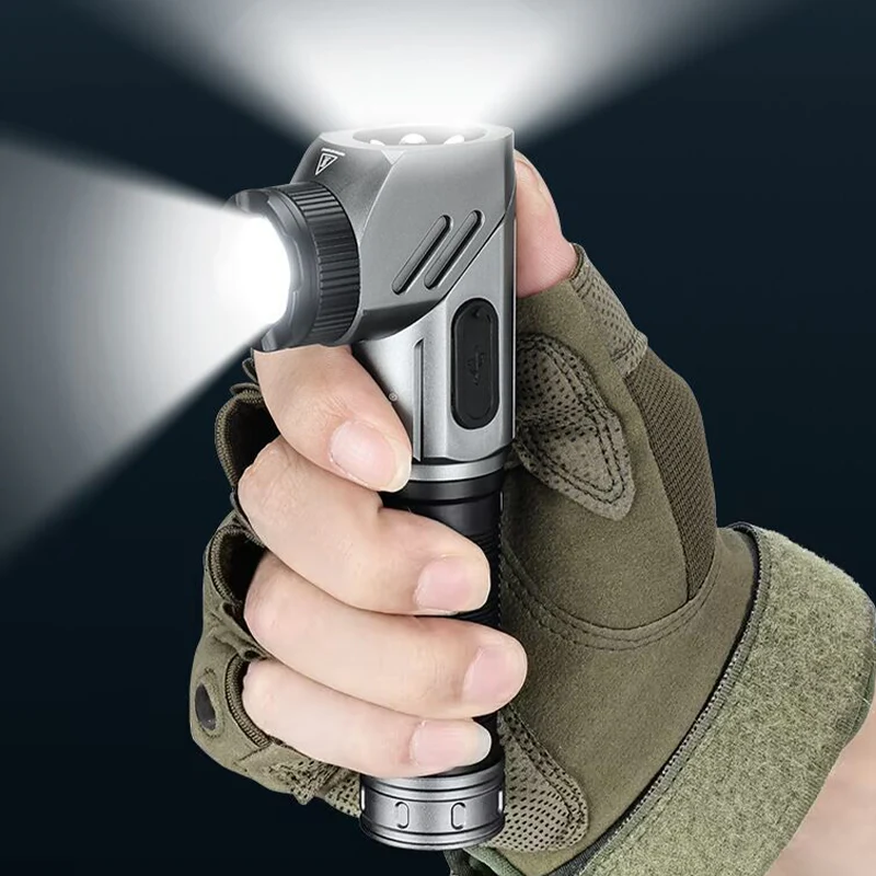 1500 Lumens 90-Degree Flashlight with Magnetic Base - Image 4