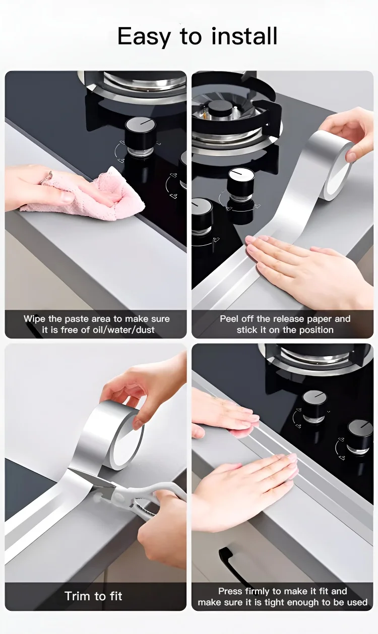 Self-adhesive Antibacterial and Mildew-proof Aluminum Foil Sealing Tape - Image 9