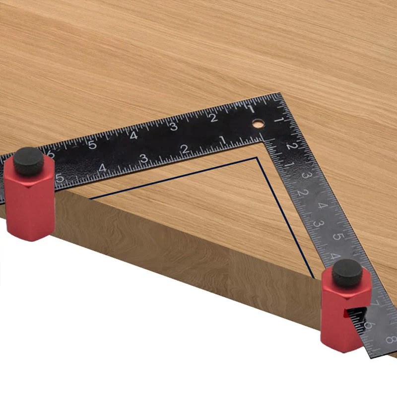 High Accuracy Aluminum Alloy Hexagonal Stair Gauge Jigs for Woodworking - Image 4