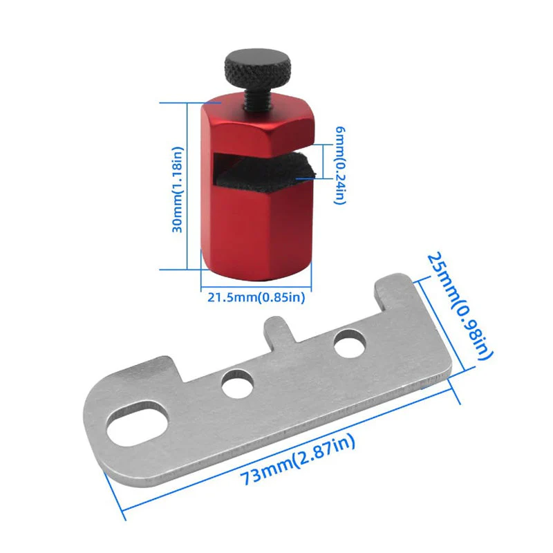 High Accuracy Aluminum Alloy Hexagonal Stair Gauge Jigs for Woodworking - Image 8