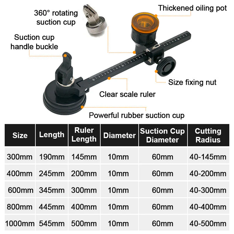 Glass Compass Gauge Cutter - Image 8