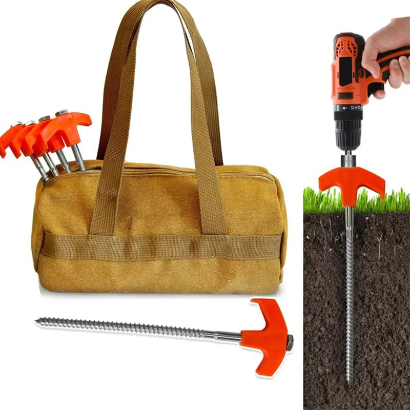 ✈️8" Screw-in Tent Stakes Ground Anchors（BUY 3GET 3 FREE） - Image 7