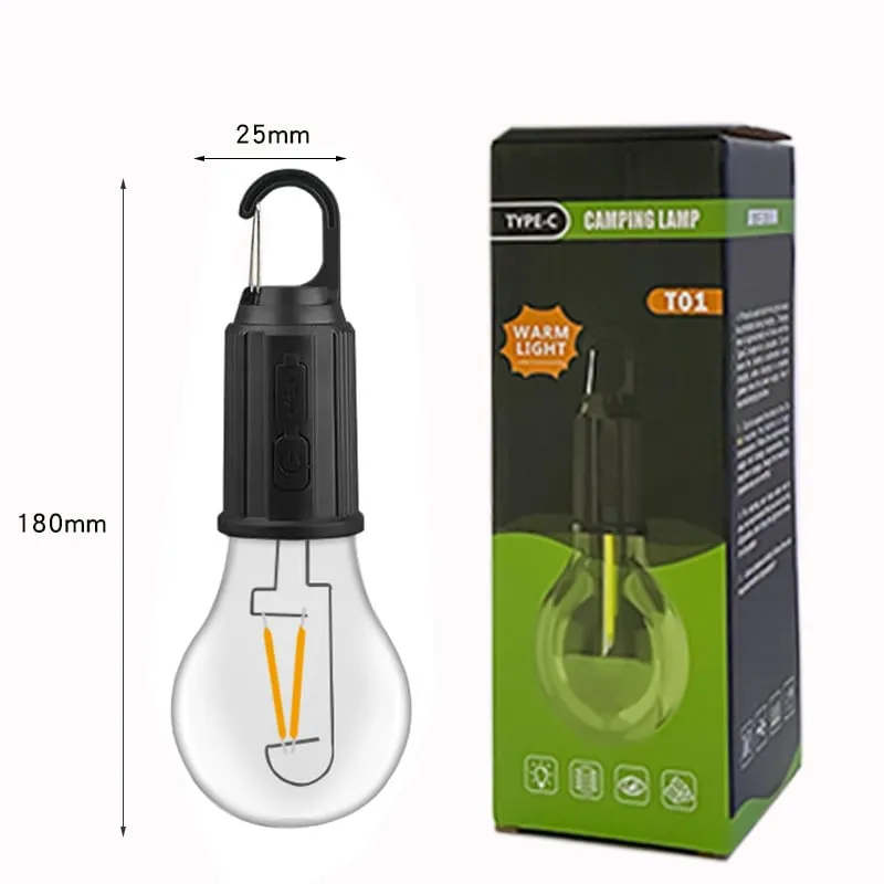 Outdoor Camping Hanging Type-C Charging Retro Light - Image 4