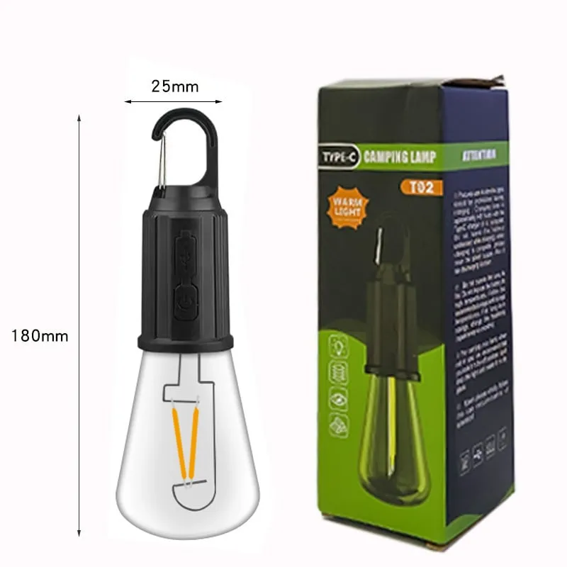 Outdoor Camping Hanging Type-C Charging Retro Light - Image 5