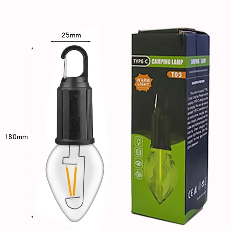 Outdoor Camping Hanging Type-C Charging Retro Light - Image 6