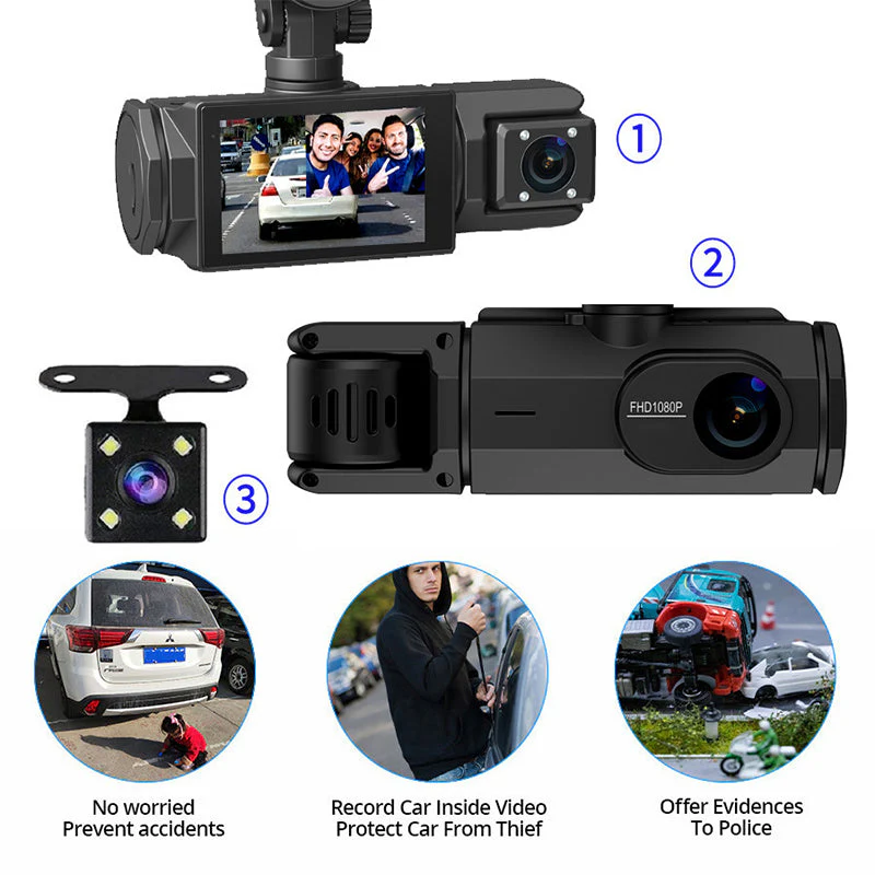 HD 1080p Car Recorder with Reverse Camera（50% OFF） - Image 4