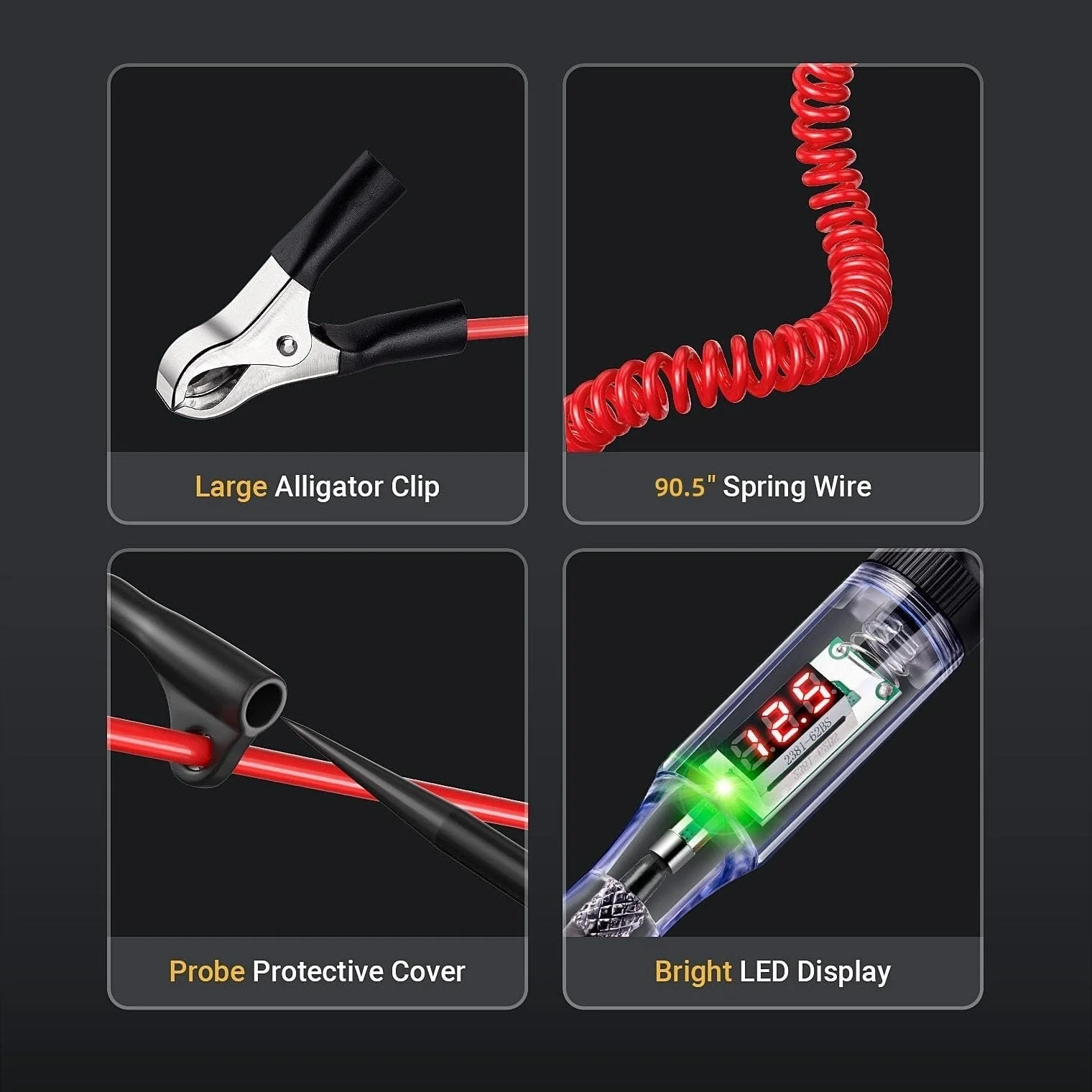 🔥Heavy Duty 5-90V Digital LED Circuit Tester - Image 4