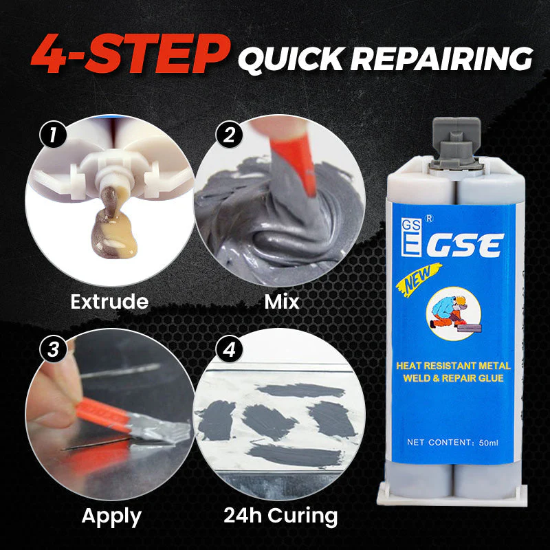 Heat Resistant Metal Weld & Repair Glue - Image 8