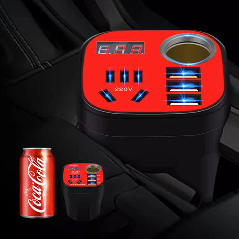 Car mounted cup type inverter converter QC charger（50%） - Image 4