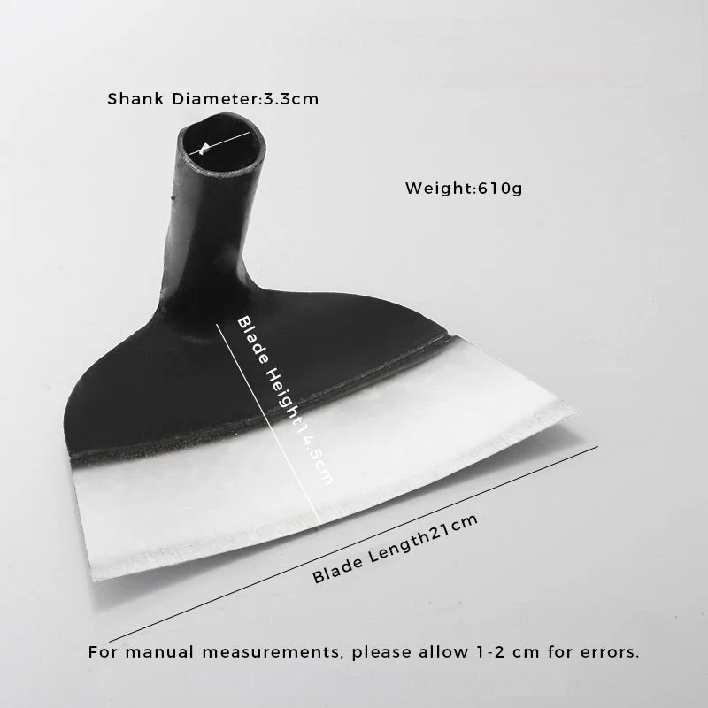 Heavy-Duty Steel Farm Gardening Weeding Hoe Head - Image 10