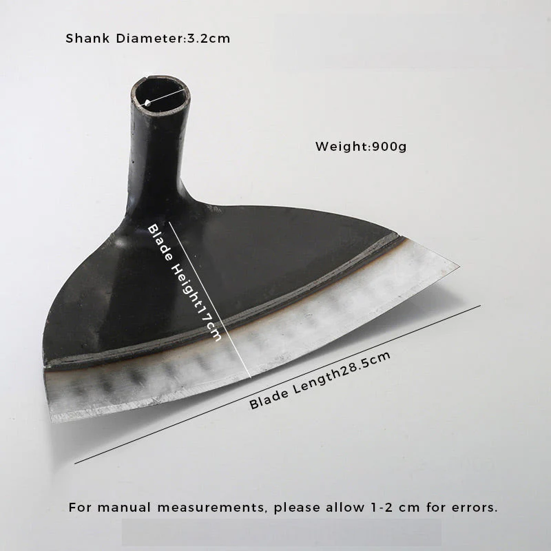 Heavy-Duty Steel Farm Gardening Weeding Hoe Head - Image 13