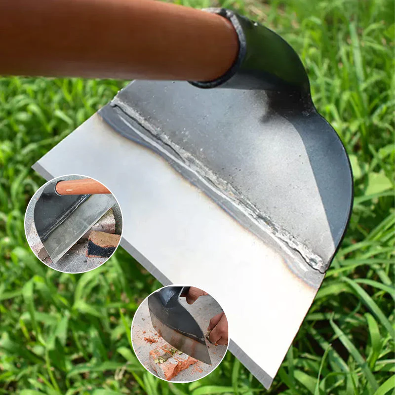 Heavy-Duty Steel Farm Gardening Weeding Hoe Head - Image 3