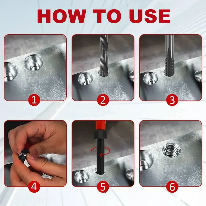 HSS Drill Bit Thread Repair Kit - Image 9
