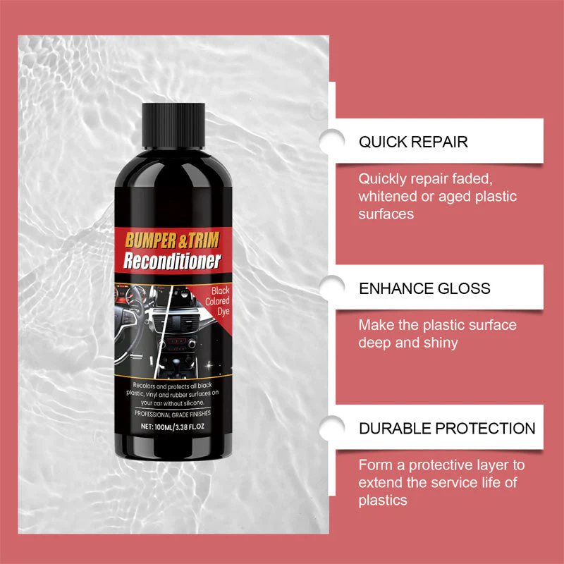 ⏳Time-limited Special⌛Car Black Plastic Interior Restorer - Image 6
